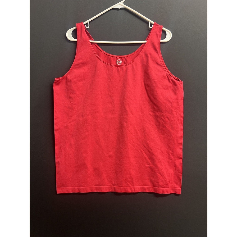 Cato Woman‎  size 26/28W Sleeveless Cami stretch red